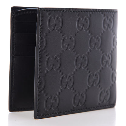 Gucci X MLB Guccissima LA Dodgers Embroidered Bi-Fold Wallet Black Green 3 of 9