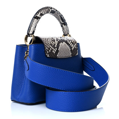 Louis Vuitton Taurillon Python Capucines Mini 3 of 9