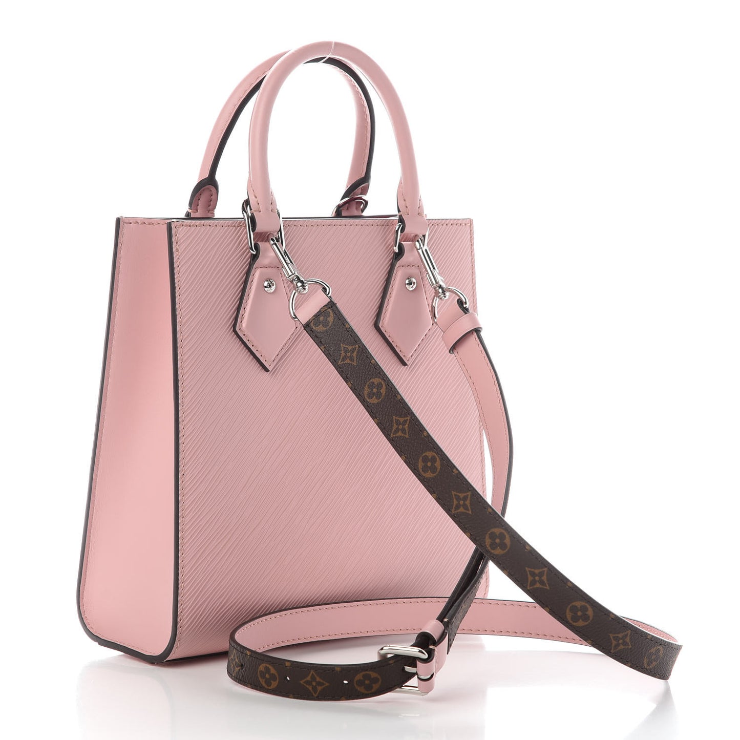 Epi Sac Plat BB Rose Ballerine
