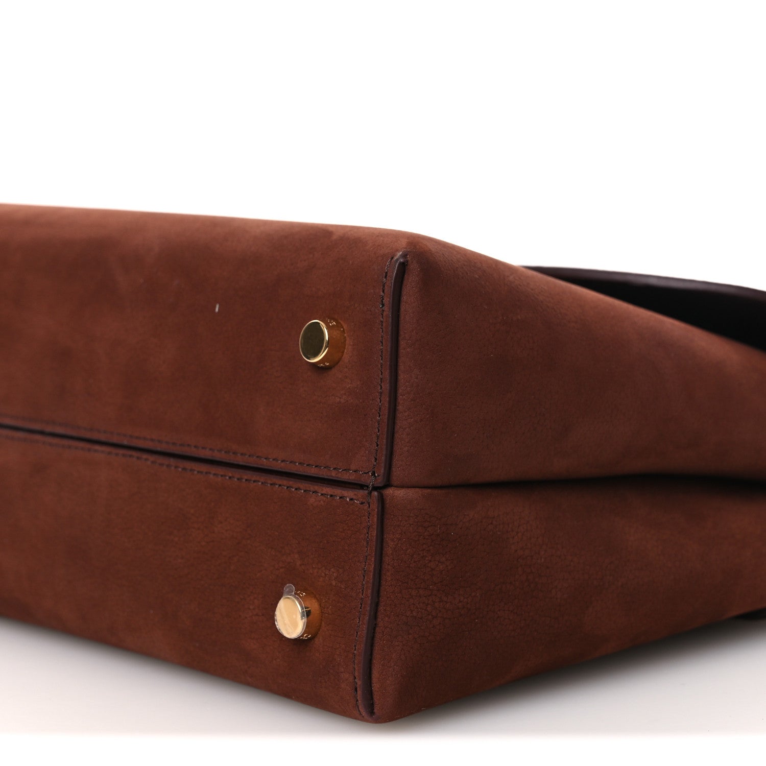 Celine Grained Nubuck Calfskin Medium Nino Chestnut 10 of 14