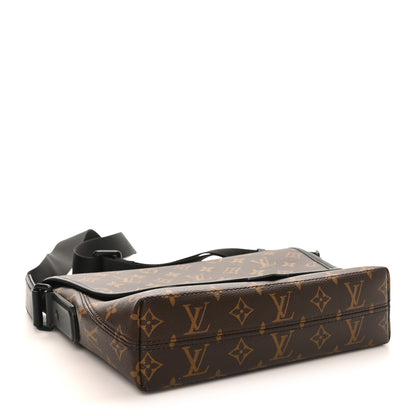 Louis Vuitton Monogram Macassar Magnetic Messenger 4 of 9