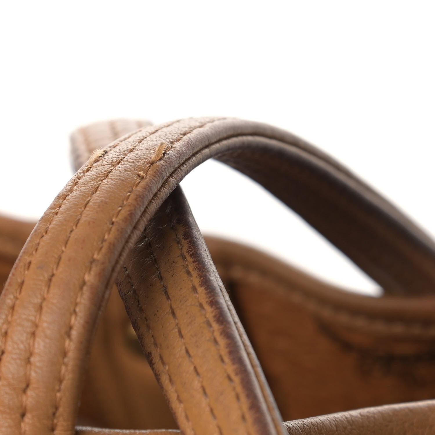 MCM Visetos Large Liz Reversible Shopper Tote Cognac 21 of 26