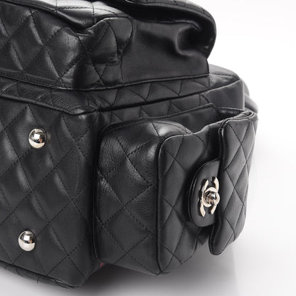 Chanel Calfskin Quilted Large Cambon Multipocket Reporter Black White 12 of 12
