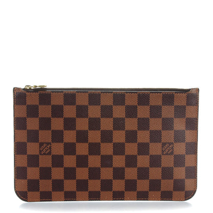 Louis Vuitton Damier Ebene Neverfull MM GM Pochette 1 of 8