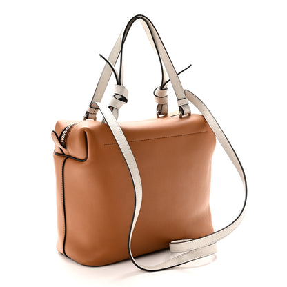 Celine Lambskin Small Soft Cube Satchel  Light Tan 3 of 9