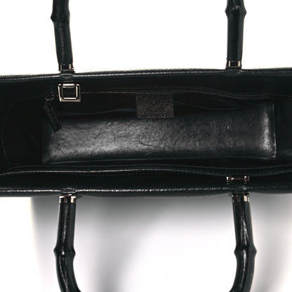 Gucci Cinghiale Bamboo Tote Black 5 of 10
