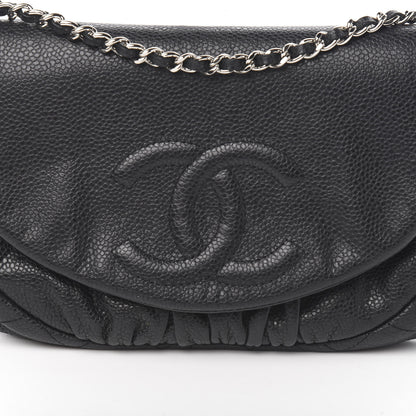Chanel Caviar Half Moon Wallet On Chain WOC Black 9 of 9