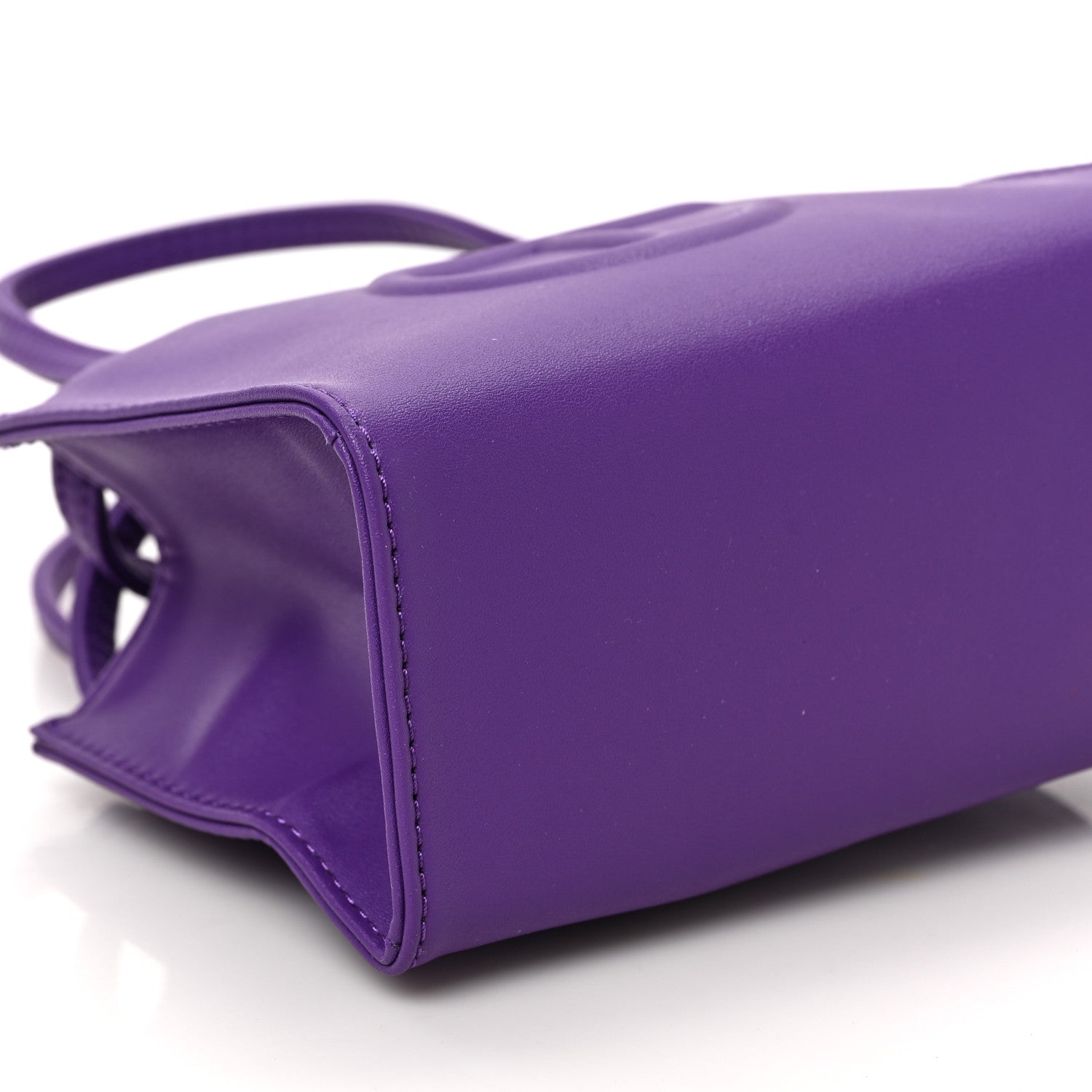 Telfar Vegan Leather Small Shopping Bag Grape 8 of 9