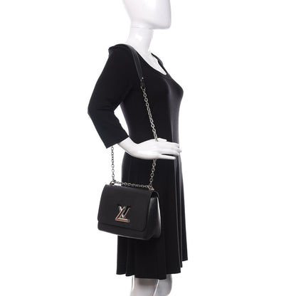 Louis Vuitton Epi Twist Shoulder Bag MM Black 2 of 10