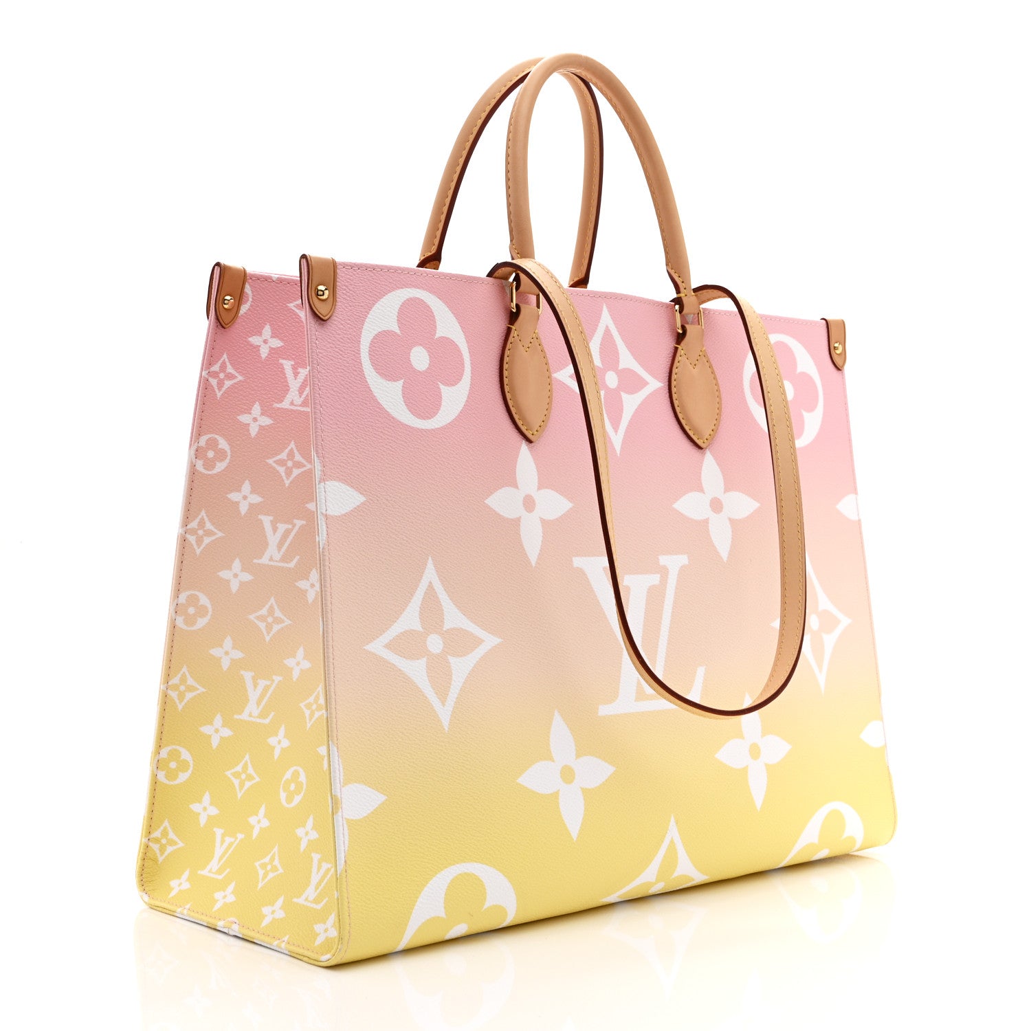 Louis Vuitton Monogram Giant By The Pool OnTheGo GM Light Pink 3 of 9