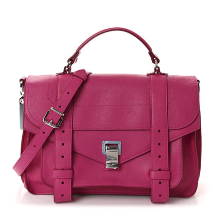 Proenza Schouler Lambskin Medium PS1 Satchel Fuchsia 1 of 9