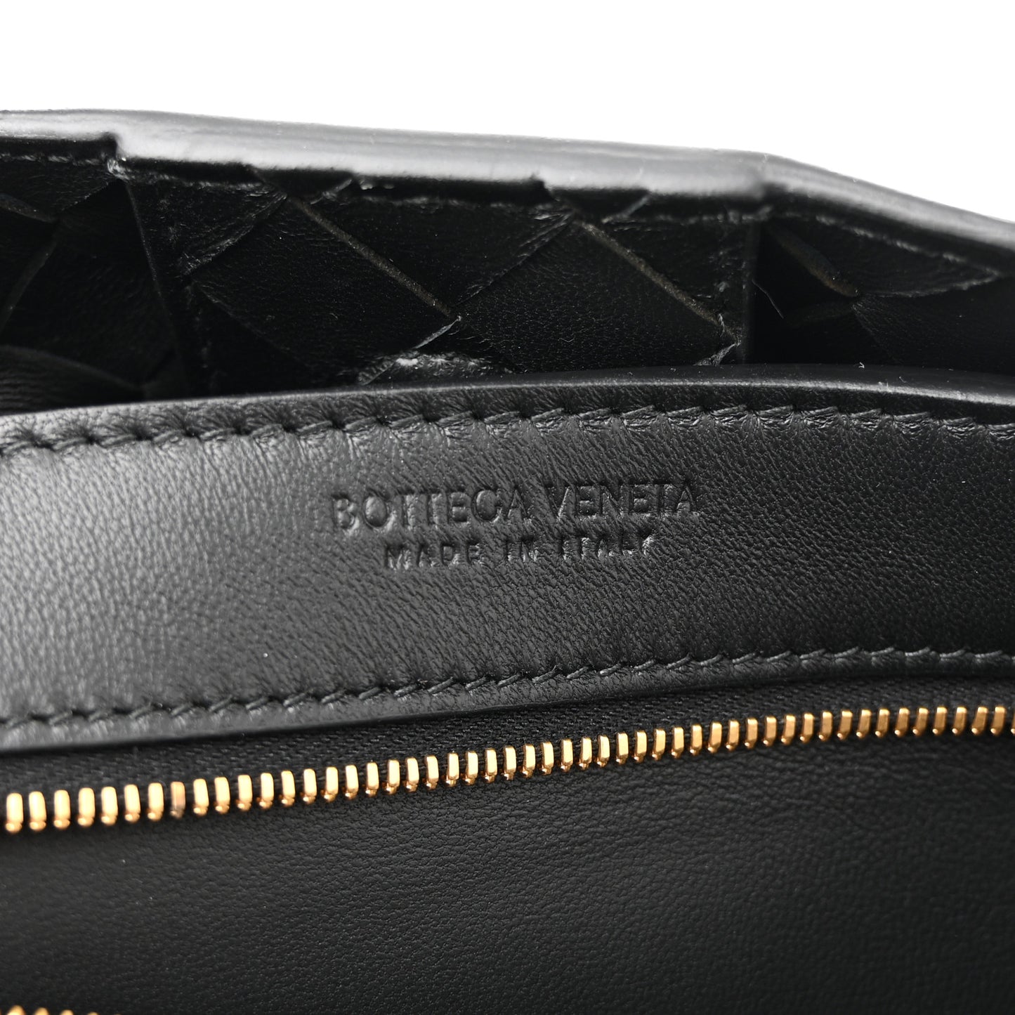 Nappa Intrecciato Small Andiamo Shoulder Bag Black Black