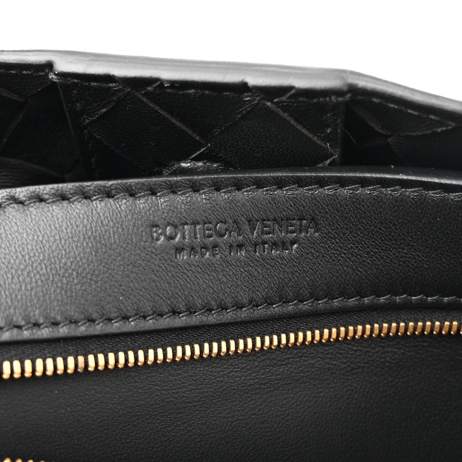 Bottega Veneta Nappa Intrecciato Small Andiamo Shoulder Bag Black Black 6 of 9