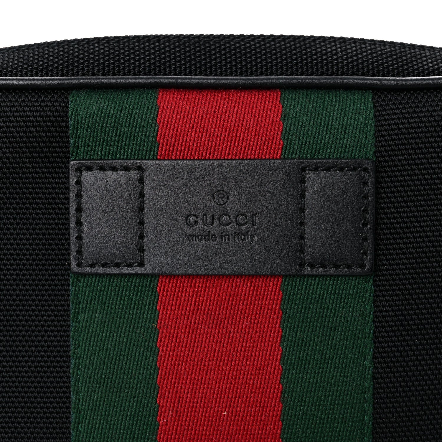 Gucci Canvas Web Slim Belt Bag Black 9 of 11