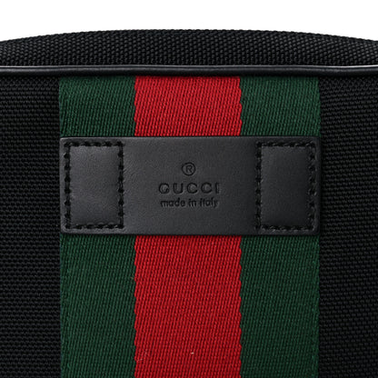 Gucci Canvas Web Slim Belt Bag Black 9 of 11
