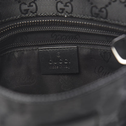 Gucci Imprime Monogram Small Flat Messenger Bag Black 6 of 10