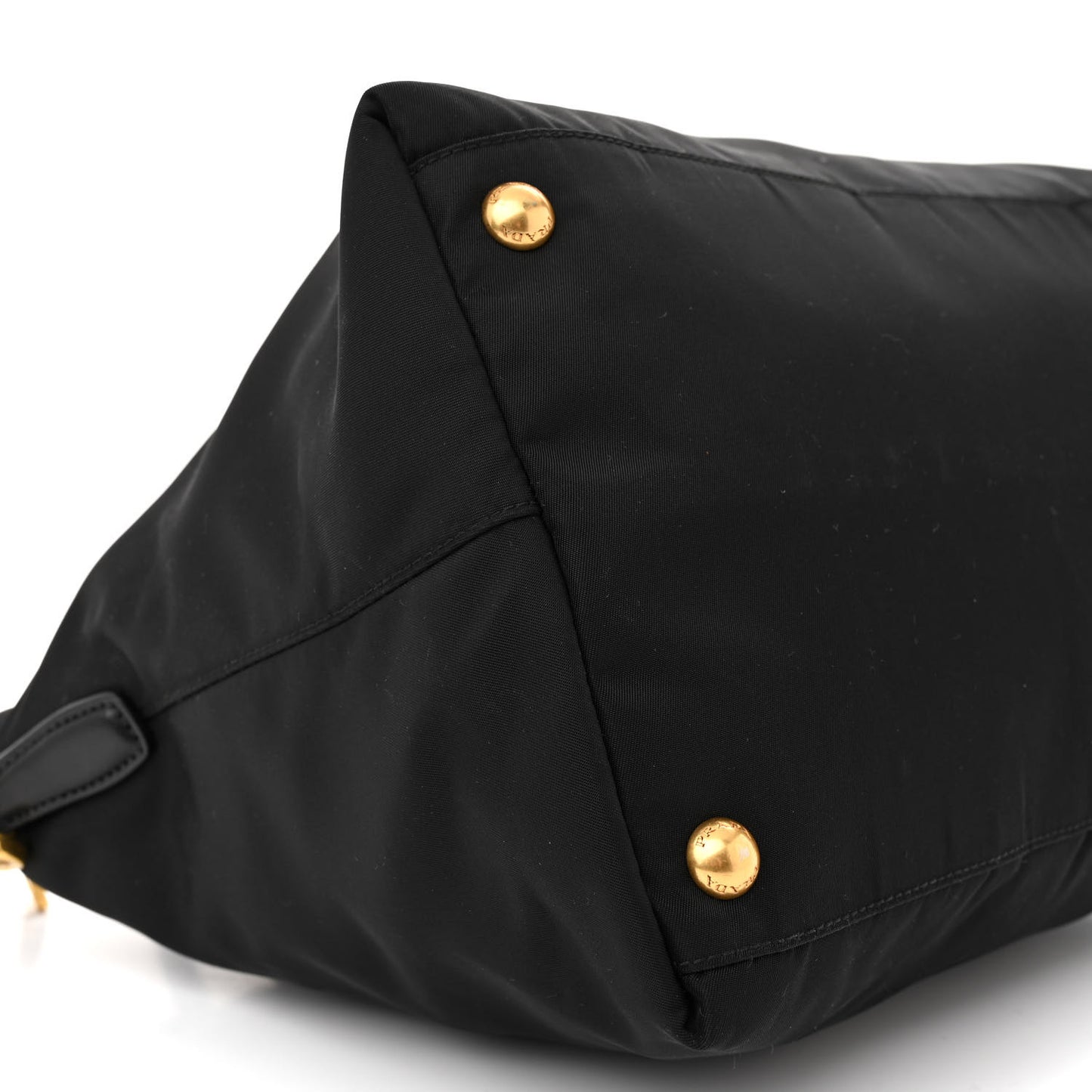 Tessuto Nylon Saffiano Tote Black