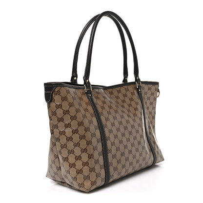 Gucci Crystal Monogram Medium Joy Tote Beige Ebony Testa di Moro 3 of 12