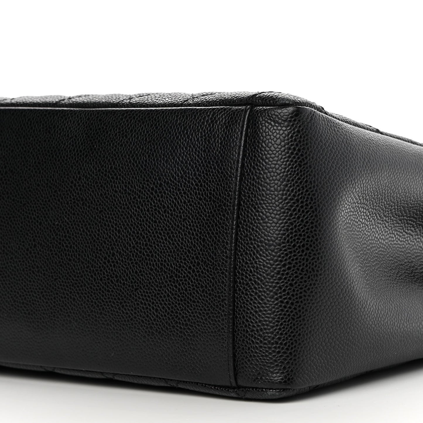 Caviar Quilted Grand Shopping Tote GST Black