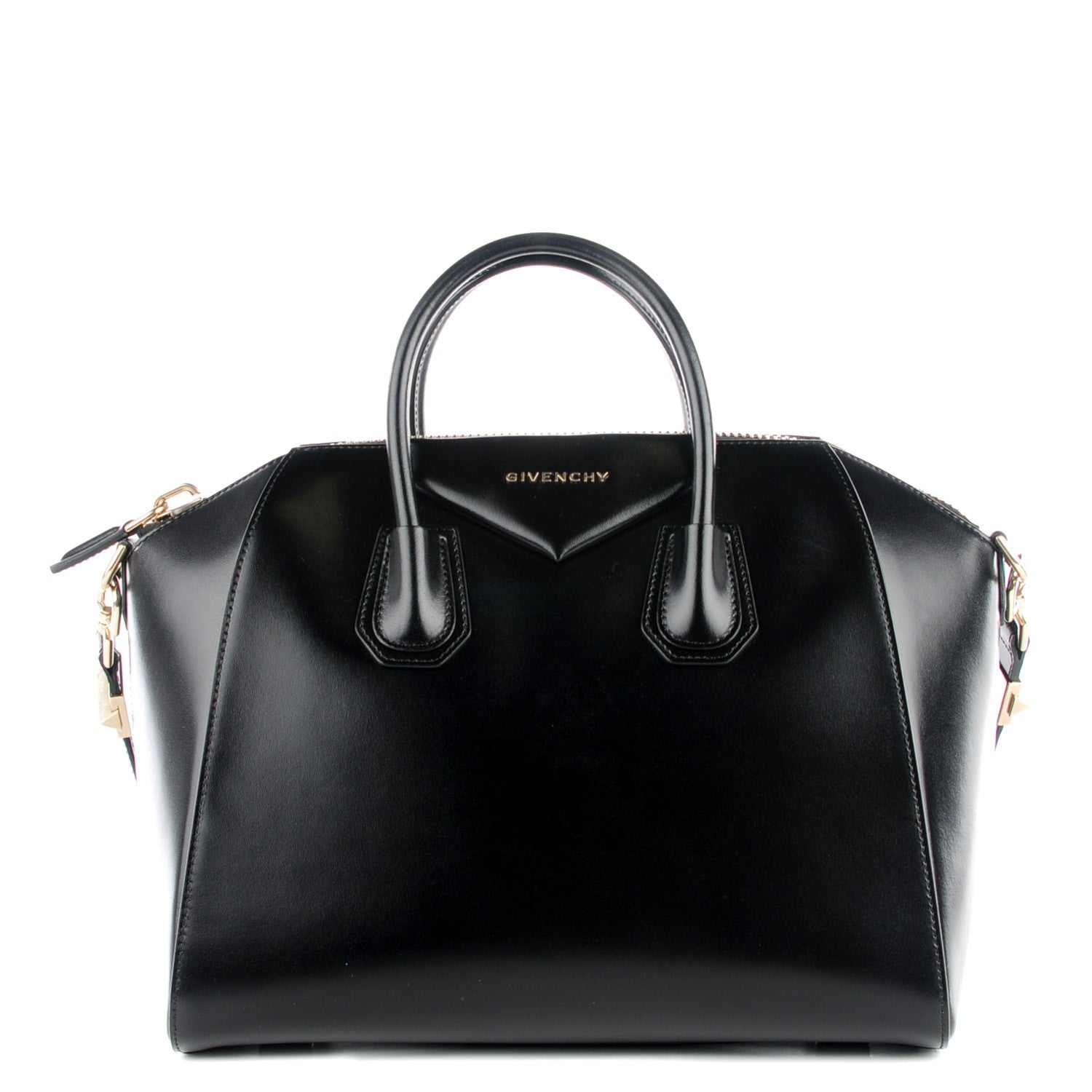 Givenchy Buffed Calfskin Medium Antigona Black 1 of 8