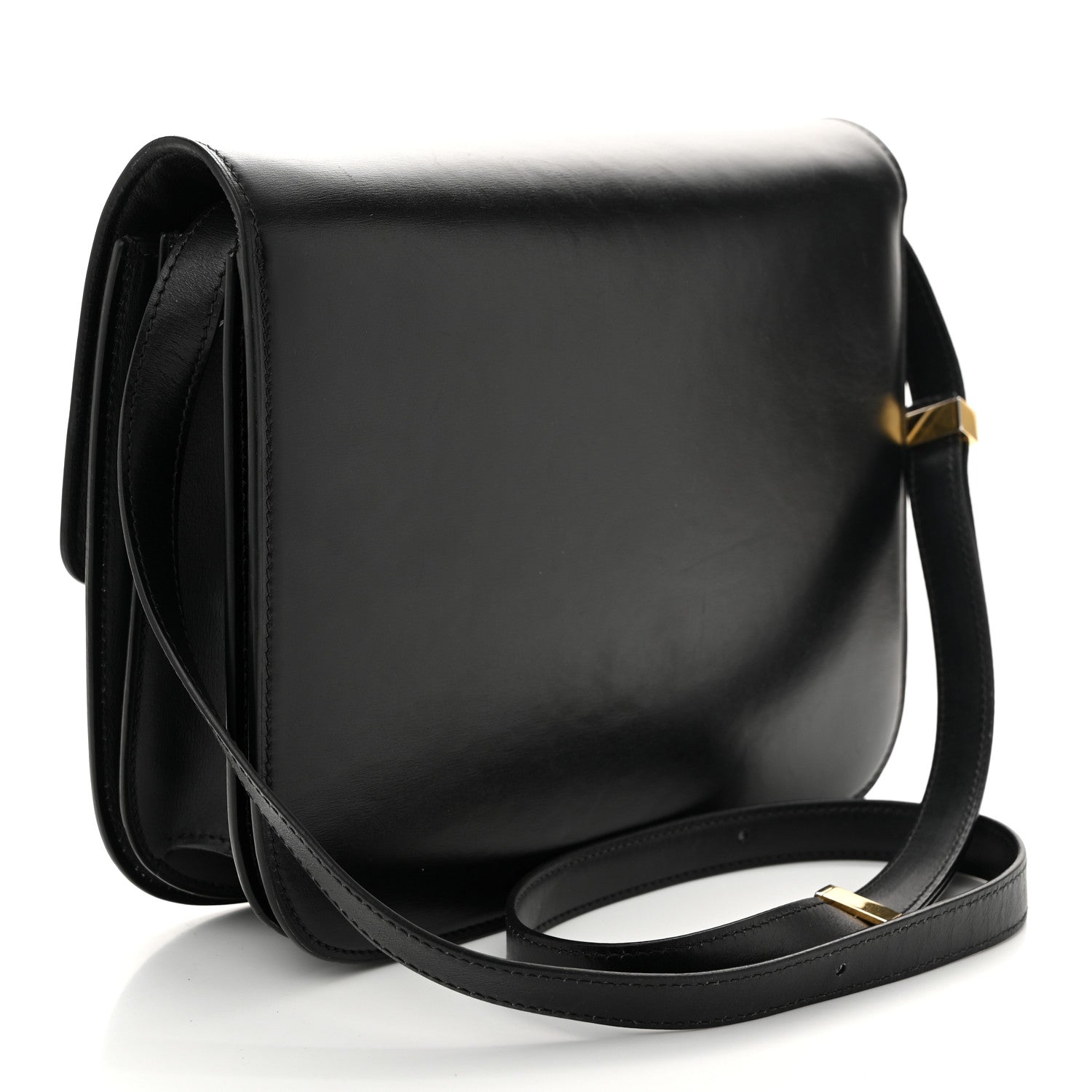 Celine Box Calfskin Medium Classic Box Flap Bag Black 3 of 12