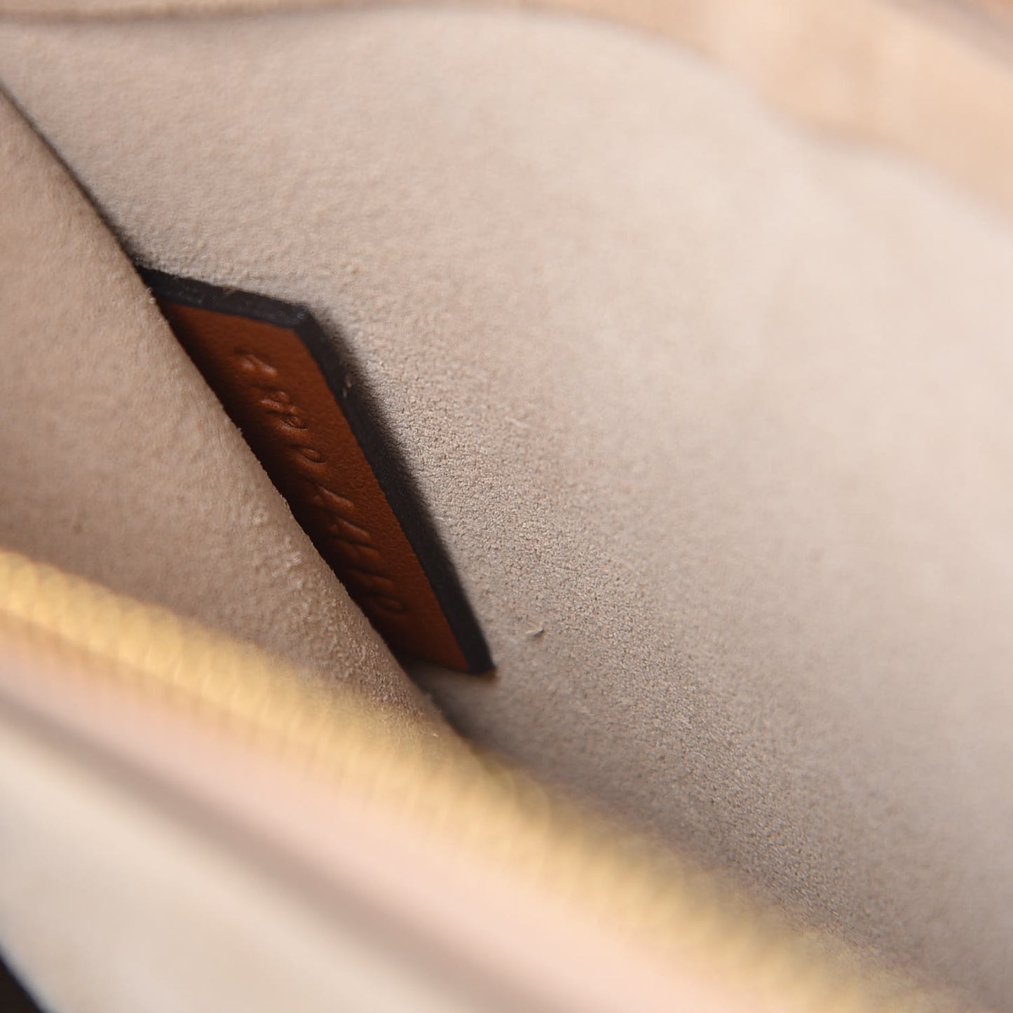 Suede Calfskin Medium Faye Shoulder Bag Tobacco