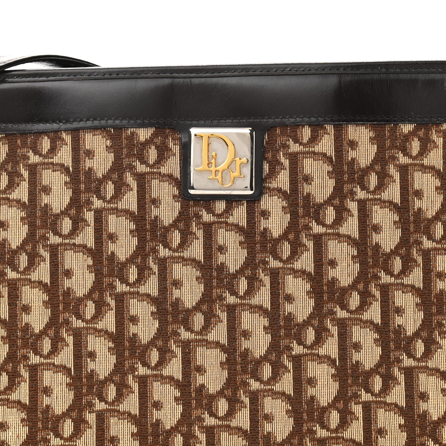 Christian Dior Monogram Trotter Shoulder Bag Brown 4 of 10