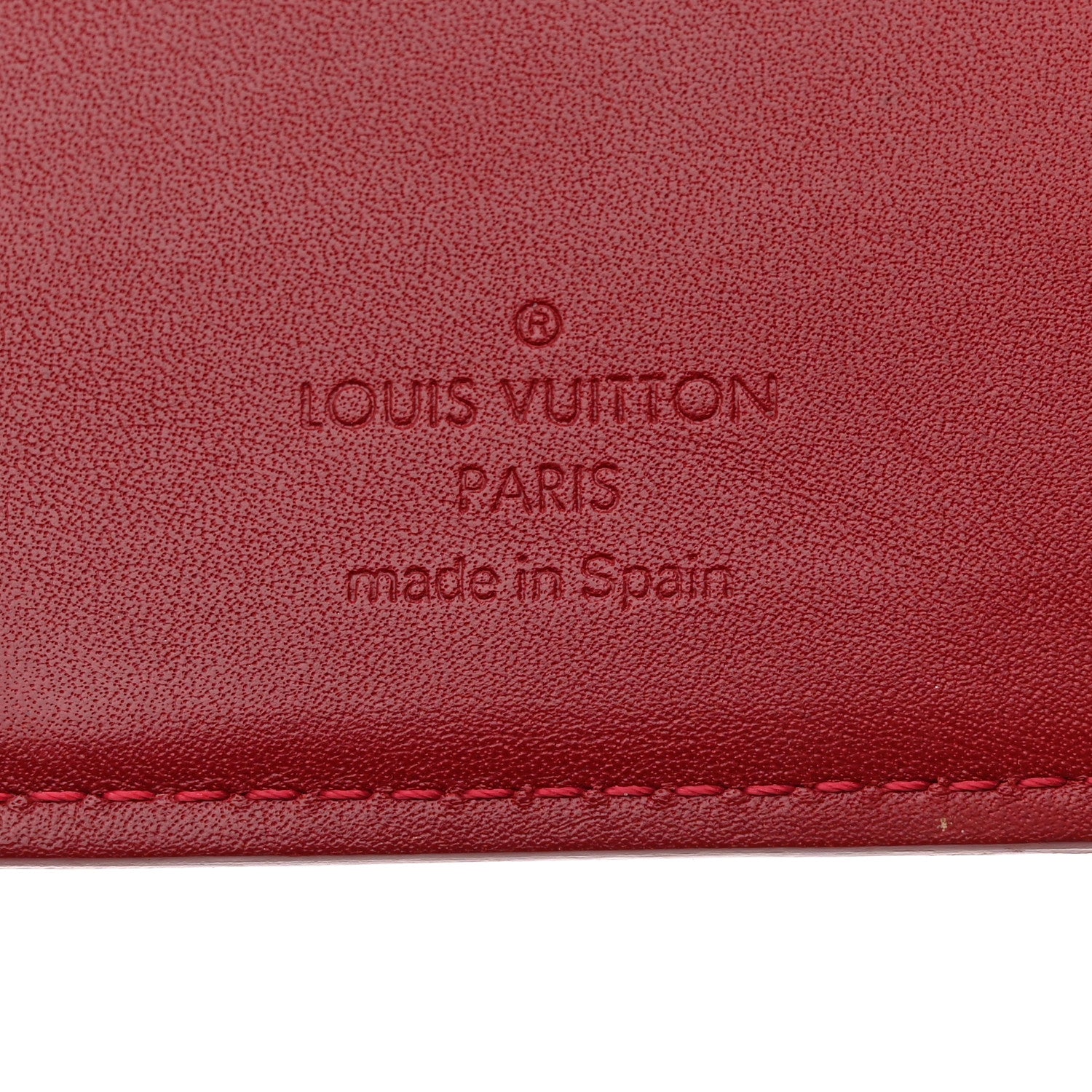Louis Vuitton Vernis Small Ring Agenda Cover Pomme D'Amour 6 of 9