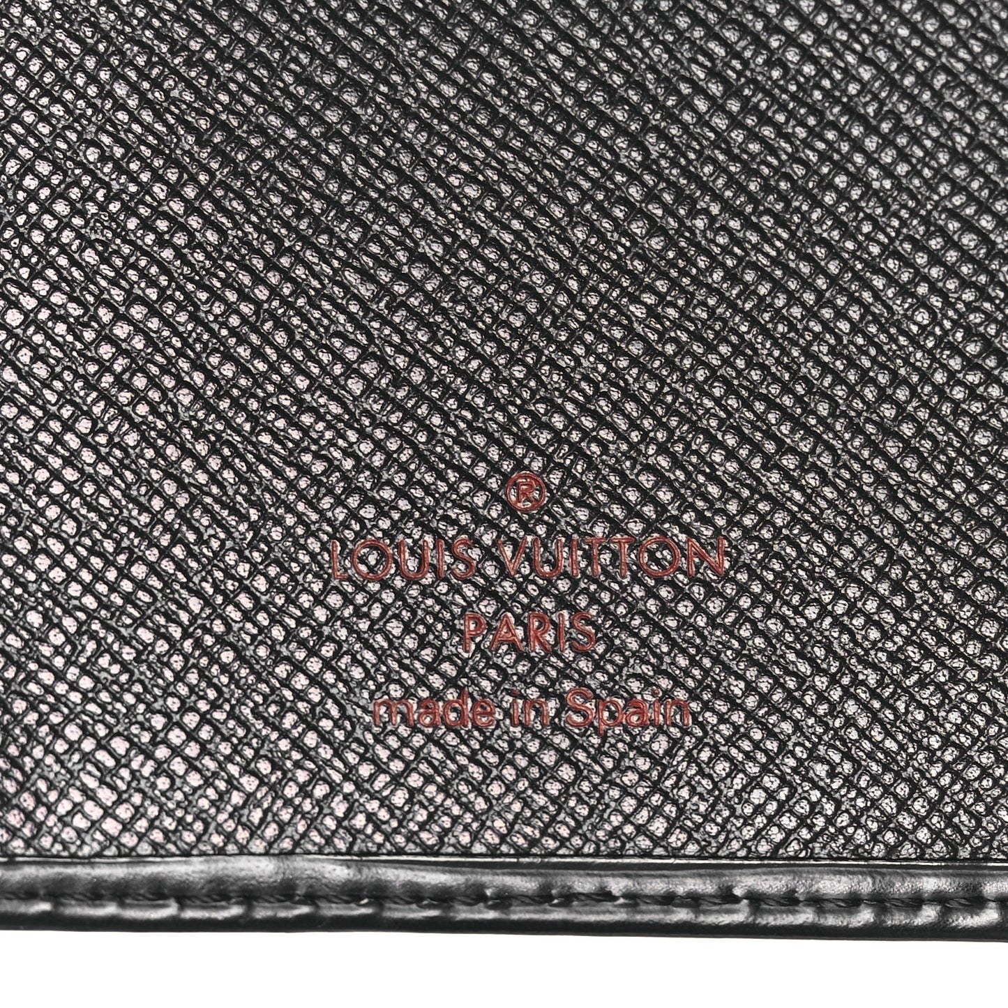 Epi Pocket Agenda Cover Black