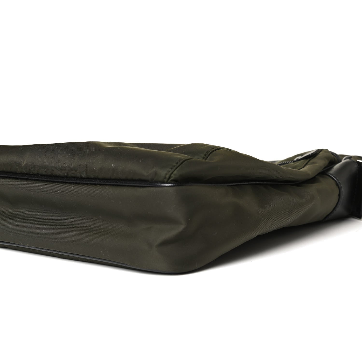 Prada Tessuto Nylon Saffiano Messenger Bag Militare 18 of 27