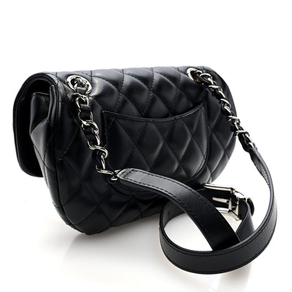 Chanel Calfskin Quilted CC Uniform Flap Belt Bag Black 3 of 10