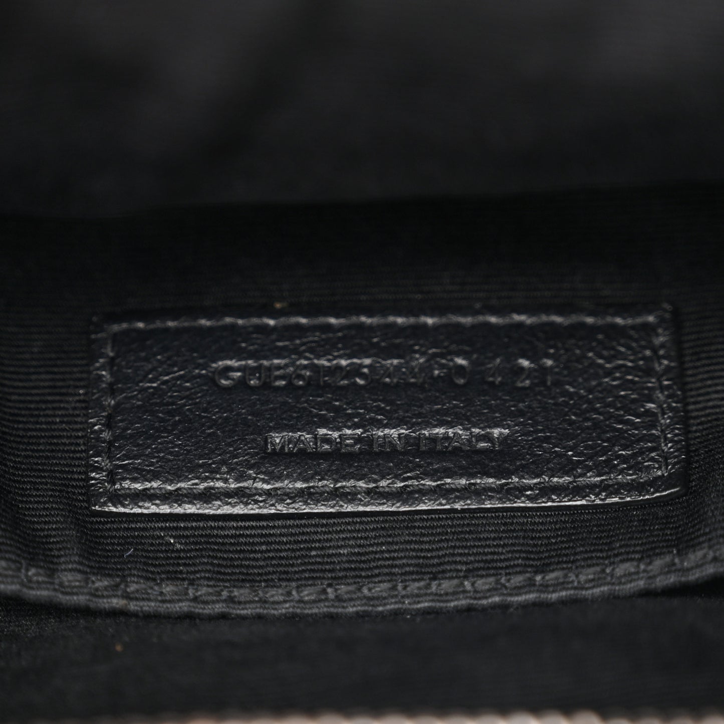 Calfskin Matelasse Monogram Lou Camera Bag Black