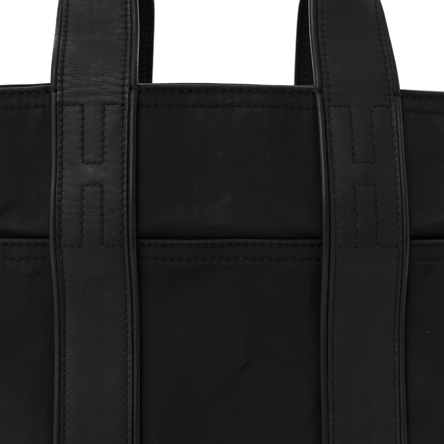 Hermes Toile Acapulco Vassus Tote Black 7 of 16