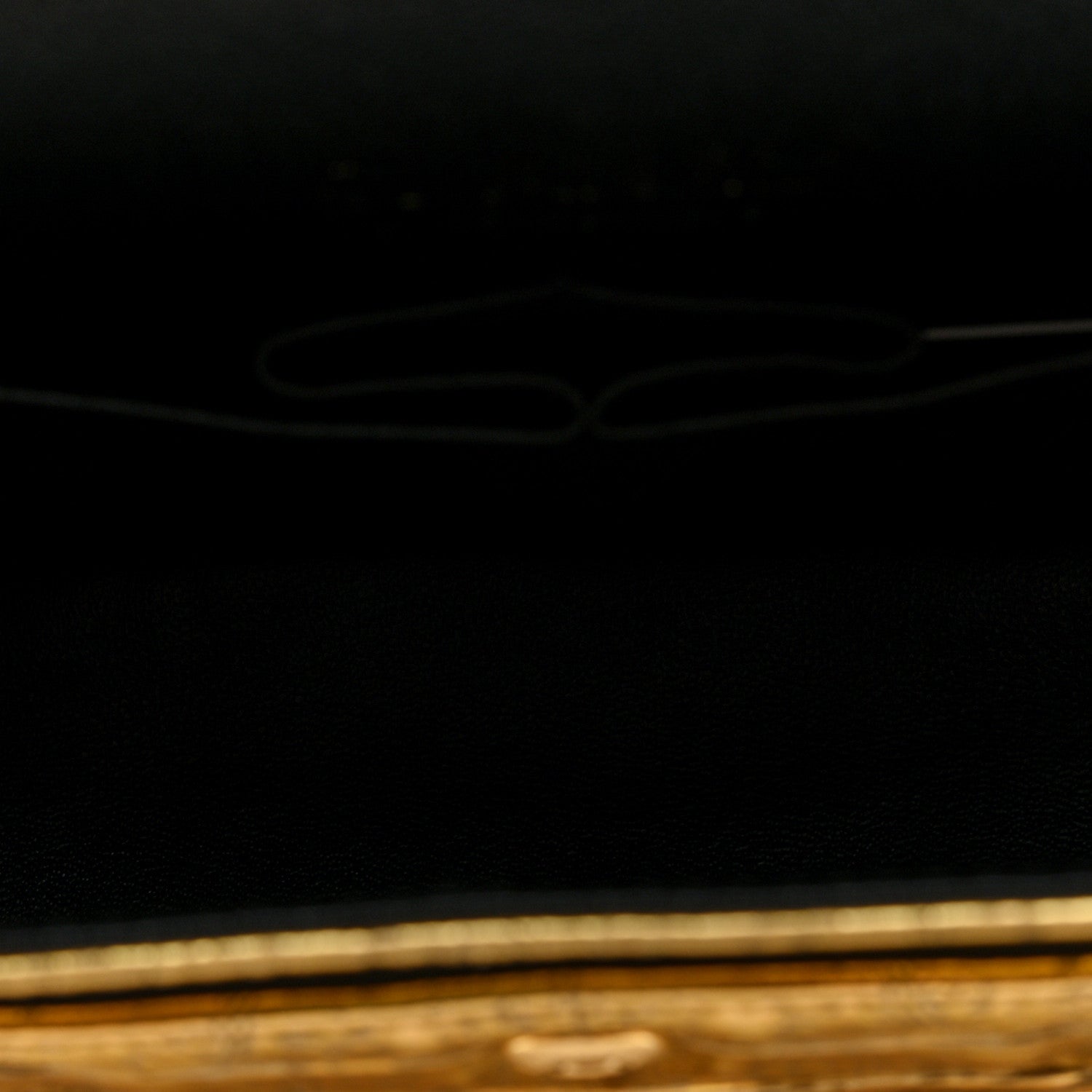 Chanel Metallic Calfskin Crocodile Embossed Cocodile Small Double Flap  Gold 5 of 10