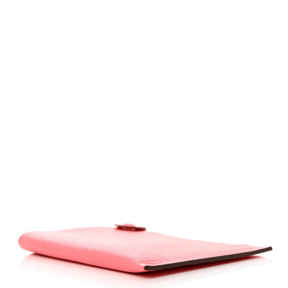 Hermes Chevre Mysore Tarmac PM Passport Holder Rose Ete 4 of 7