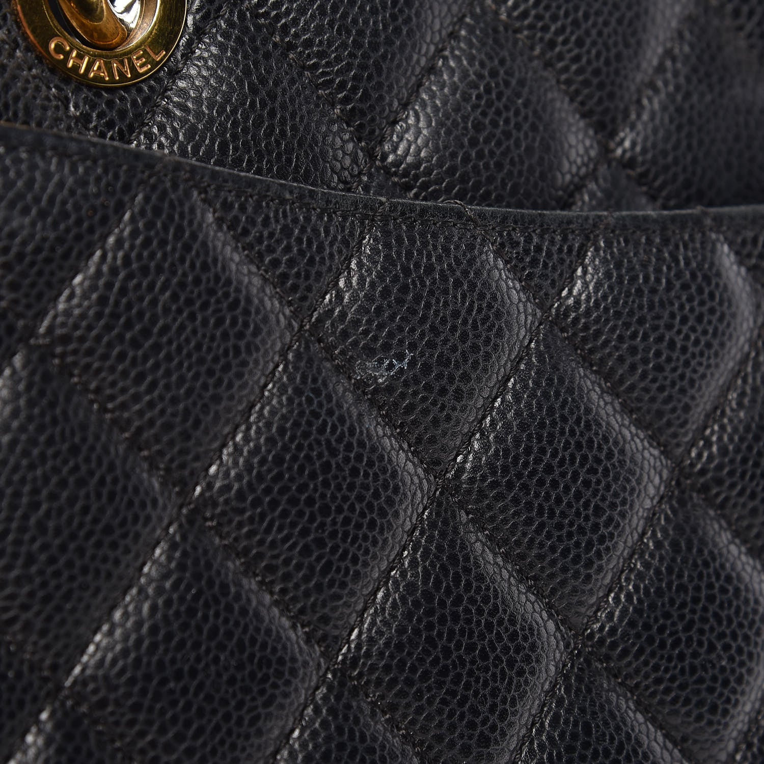 Chanel Caviar Quilted Grand Shopping Tote GST Black 8 of 13