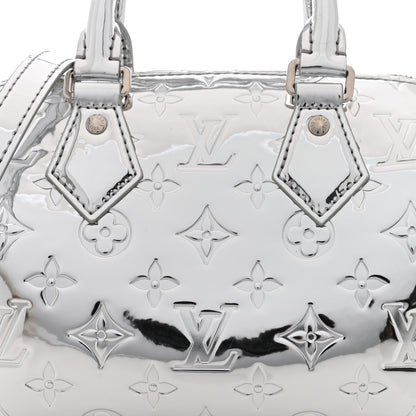 Louis Vuitton Monogram Miroir Speedy Bandouliere 20 Silver 7 of 9