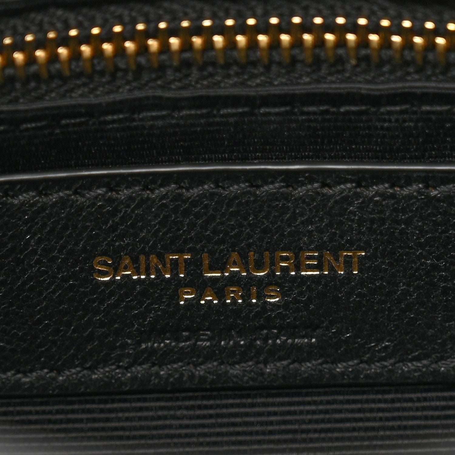 Saint Laurent Lambskin Quilted Cerniera Shoulder Bag Black 7 of 9
