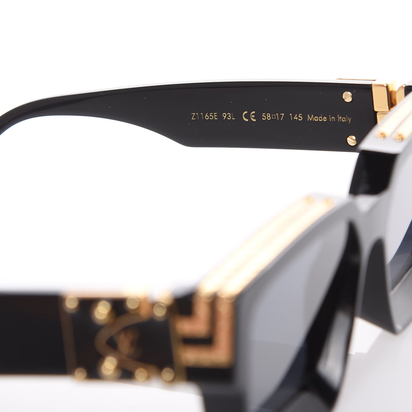 Acetate 1.1 Millionaires Sunglasses Z1165E Black