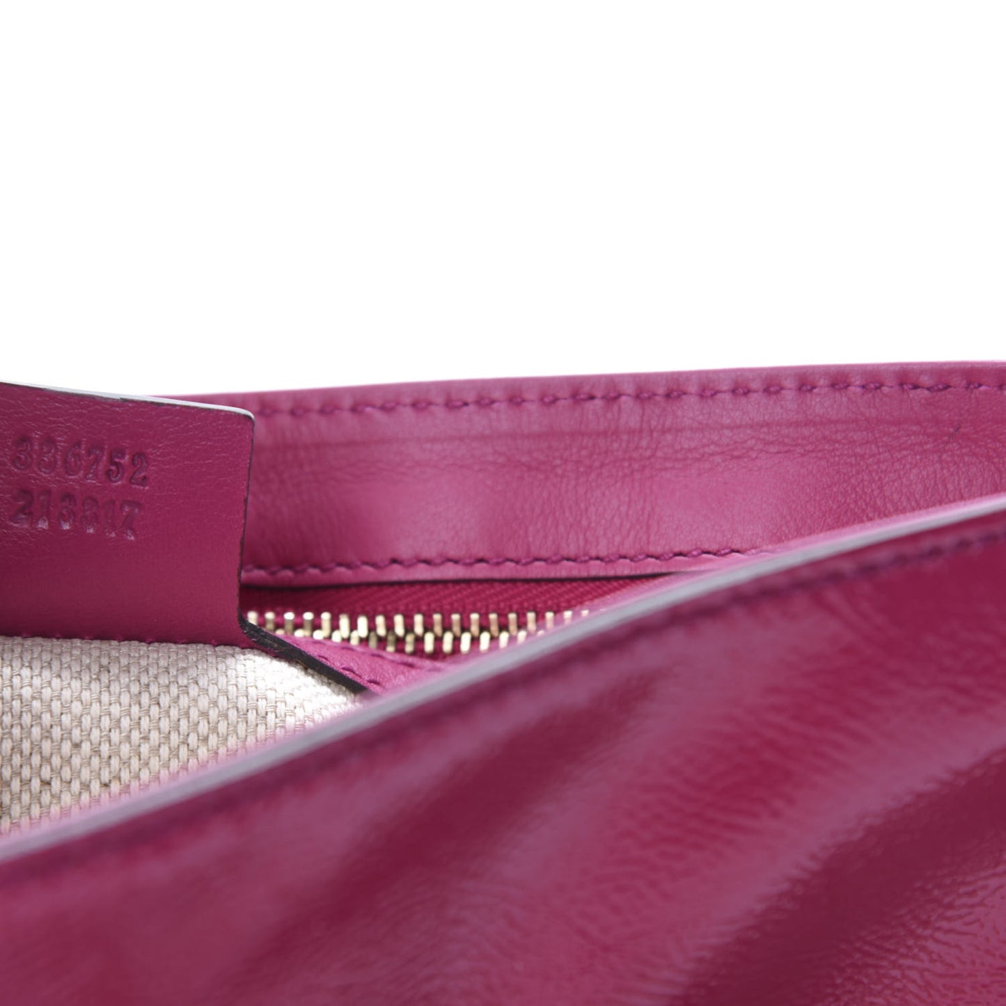 Patent Medium Soho Flap Crossbody Bright Bougainvillea