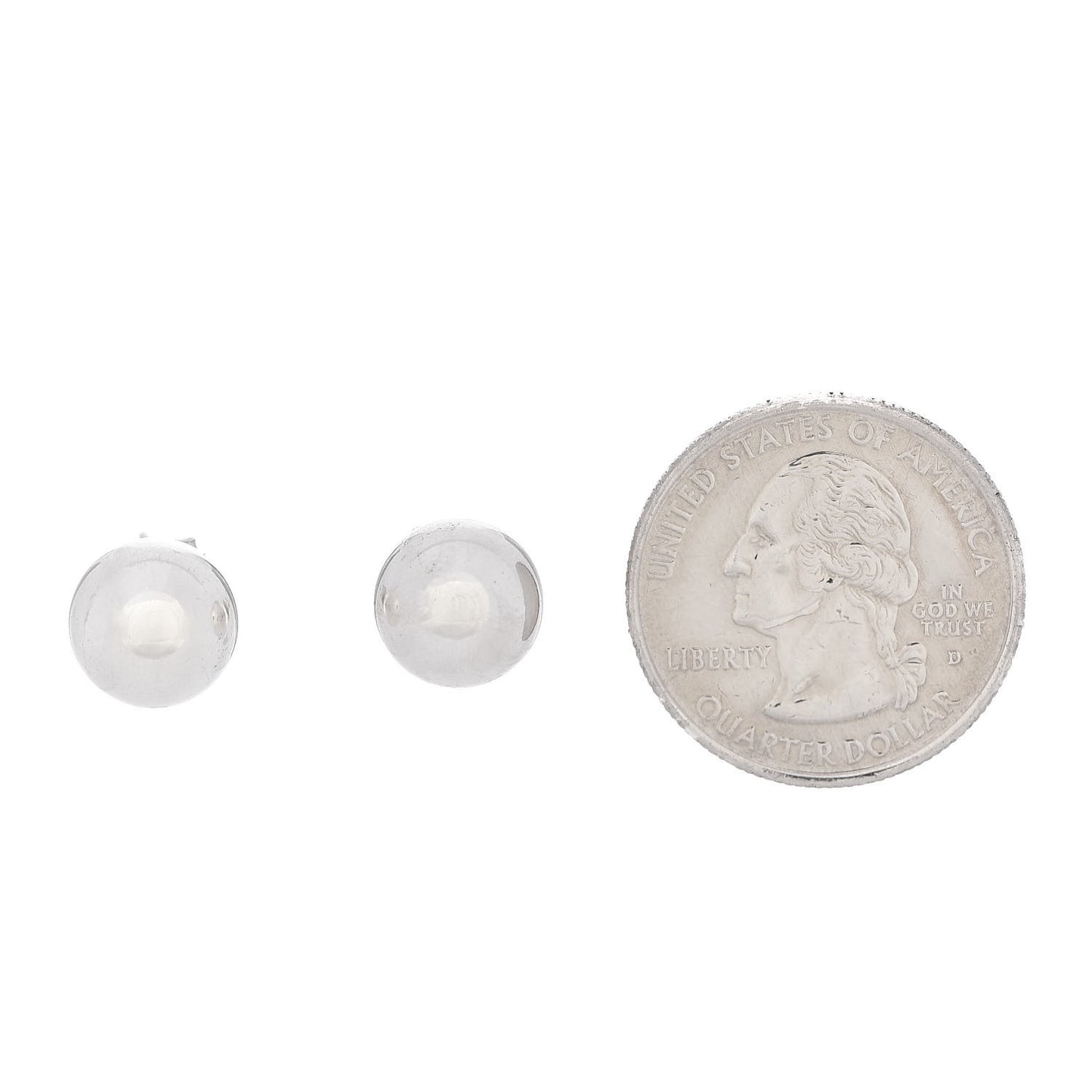 Sterling Silver 10mm HardWear Ball Earrings