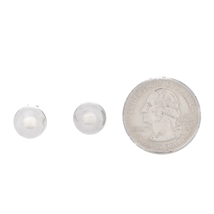 Tiffany Sterling Silver 10mm HardWear Ball Earrings 2 of 6