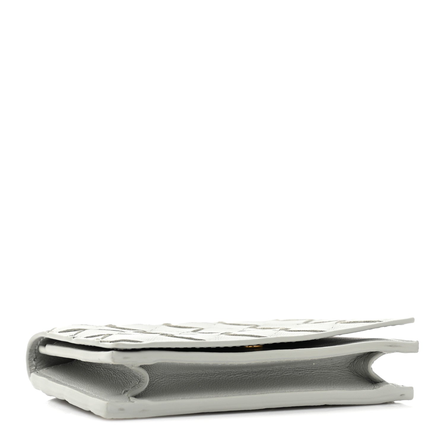 Bottega Veneta Nappa Intrecciato Card Case Agate Grey 4 of 9