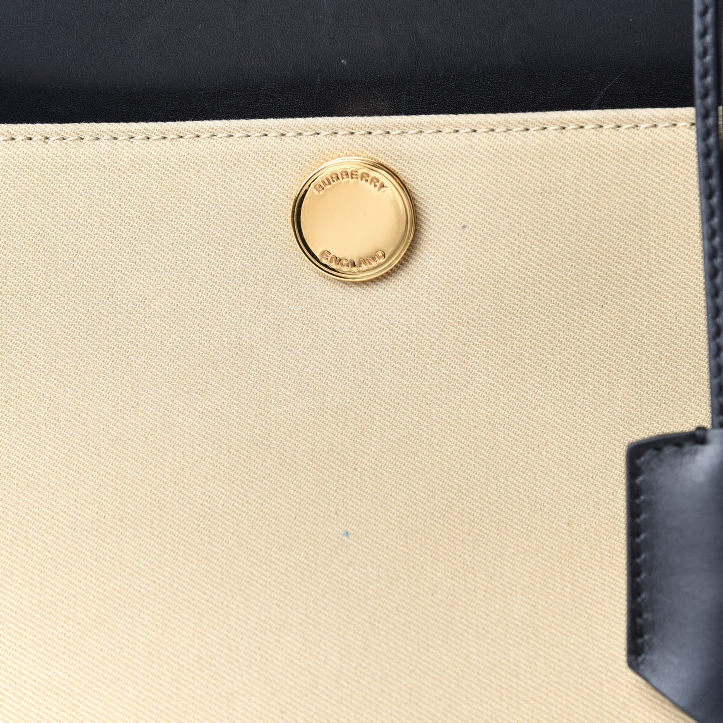 Calfskin Medium Society Tote Black Honey