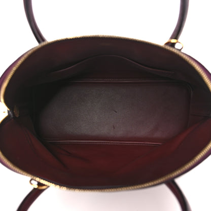 Hermes Taurillon Clemence Bolide 35 Bordeaux 5 of 9
