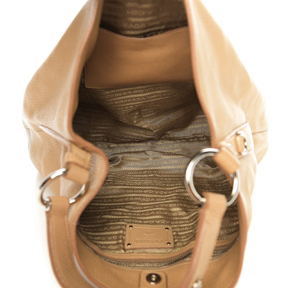 Prada Vitello Daino Sacca Hobo Sughero 4 of 11