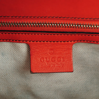 Gucci Guccissima Large Emily Chain Shoulder Bag Sun Orange 6 of 9