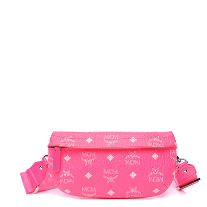MCM Visetos Mini Crossbody Neon Pink 1 of 8
