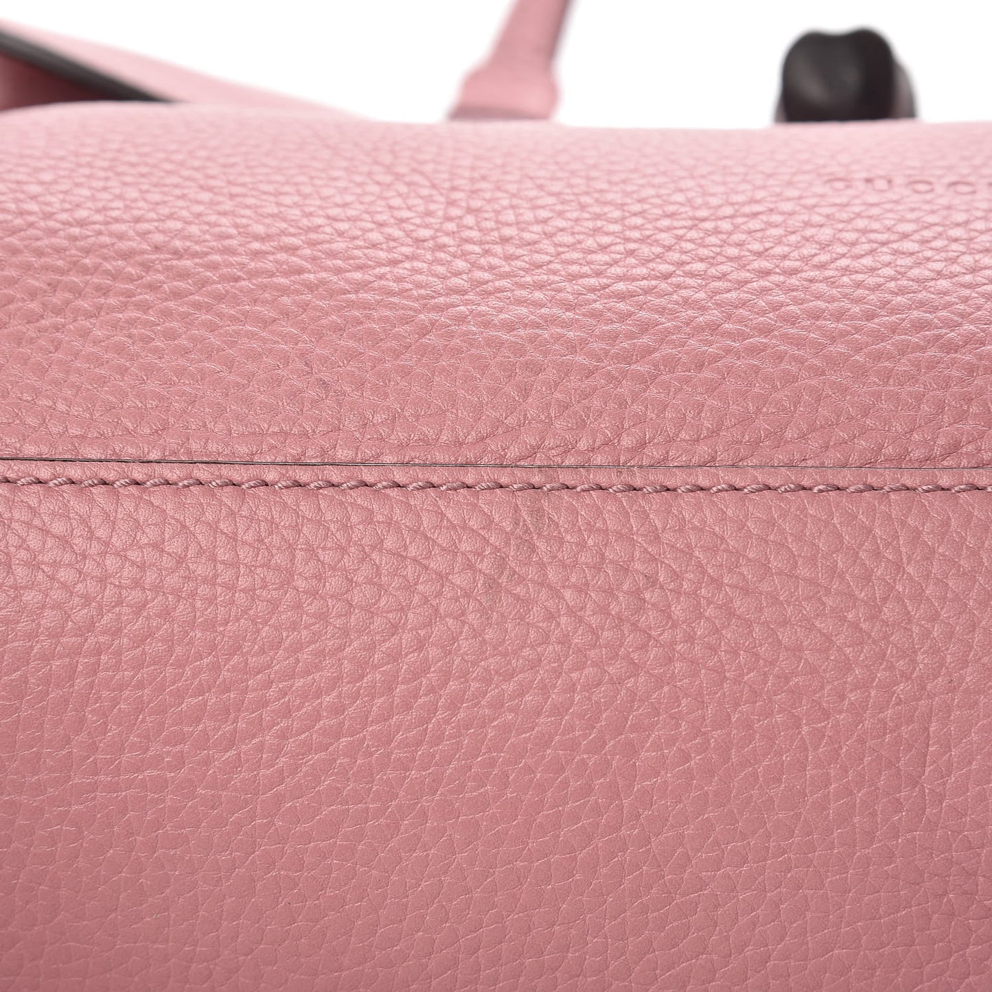 Cellarius Calfskin Medium Bamboo Daily Top Handle Bag Carmine Rose