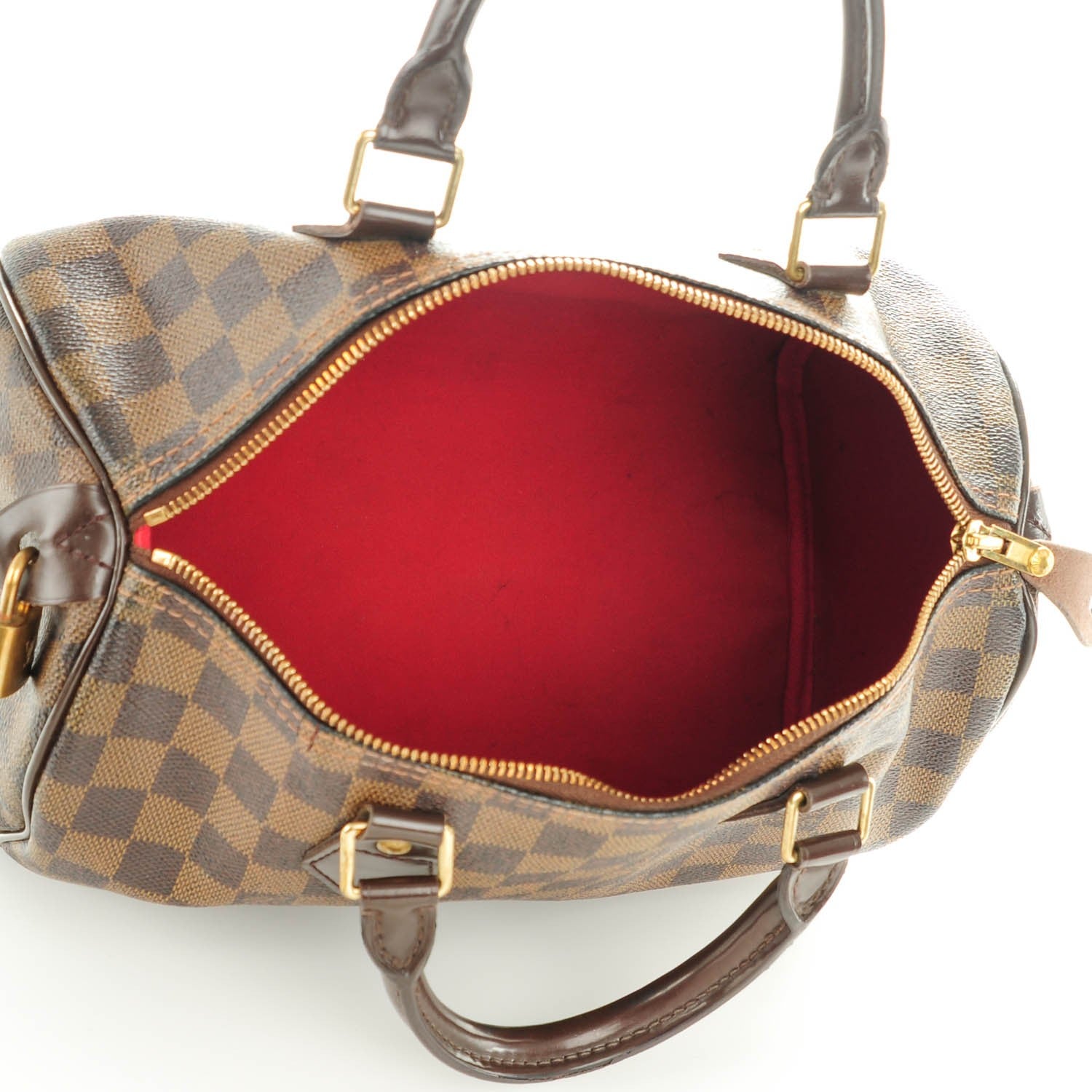 Louis Vuitton Damier Ebene Speedy 30 7 of 9